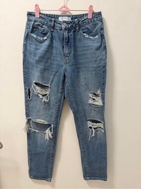 Vervet High-Rise Distressed Women’s Jeans - Light Blue